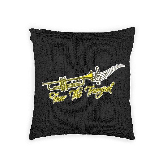Fear the Trumpet Woven Pillows