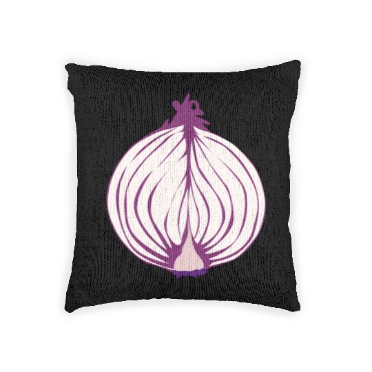 Red Onion Woven Pillows