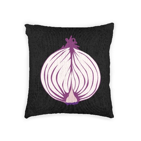 Red Onion Woven Pillows