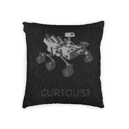 Curiosity Mars Rover Woven Pillows