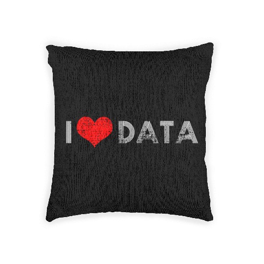 Computer Science Mathematics Data Statistics Woven Pillows