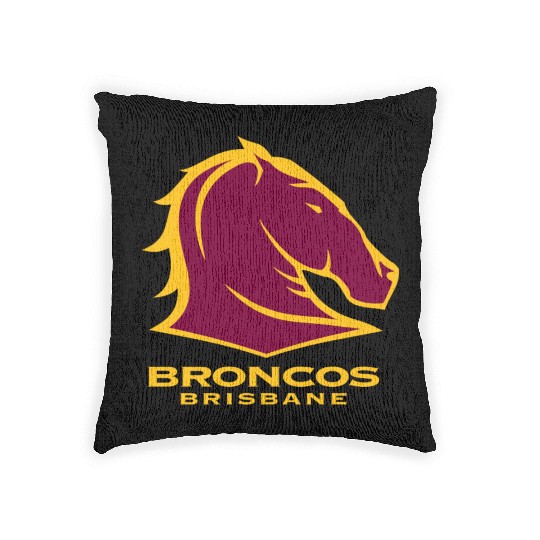 BRISBANE BRONCOS NRL TEAM LOGO PET TANK CAT OR DOG Woven Pillows