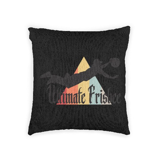 Ultimate Frisbee Layout Woven Pillows