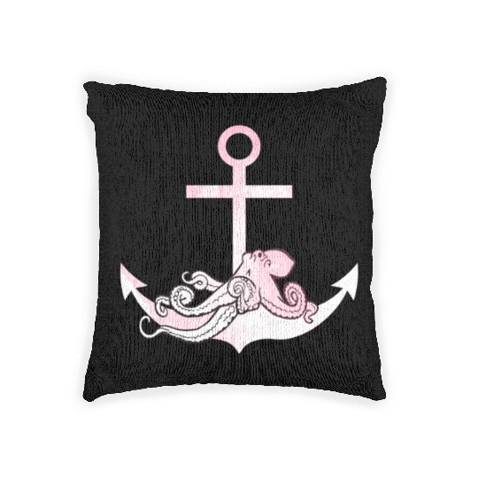 Tired octopus Woven Pillows