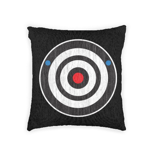Bullseye Axe Throwing Sport Target - Bull's Eye Ax Woven Pillows