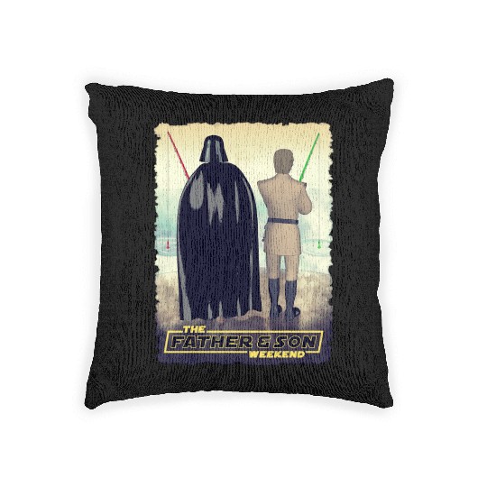 Vader and Luke Weekend Woven Pillows