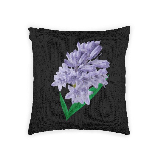 Flower Spring Bluebell Violet - Gift Idea Woven Pillows