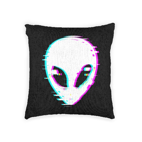 Aliens Gift Ufo Space Saucer Mars Geek Scifi Solar Woven Pillows