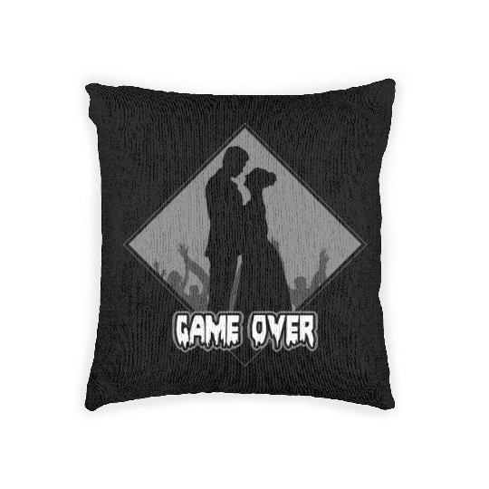 Bachelors Last Party,Game Over Woven Pillows