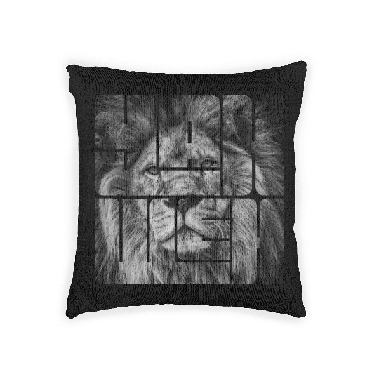 Yahweh (YHWH) Lion Woven Pillows