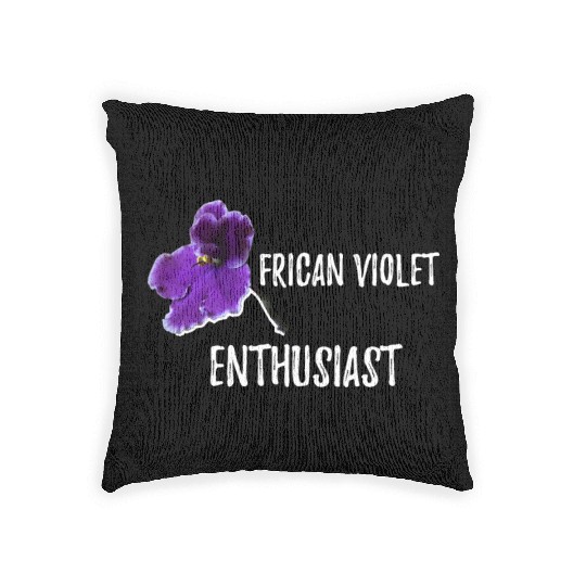 African violet Gardening Woven Pillows Best Garden Gift