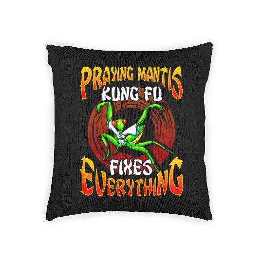 Praying Mantis Kung Fu Woven Pillows