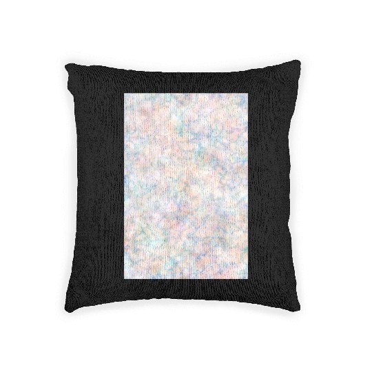 Multicolor Pastel Rainbow Marble Pattern Woven Pillows