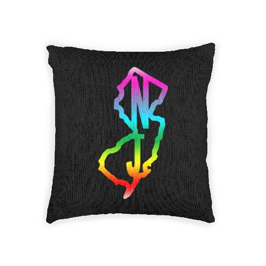 New Jersey Gay Pride LGBTQ Woven Pillows