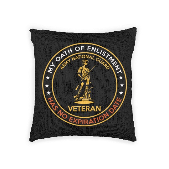 National Guard Veteran Woven Pillows