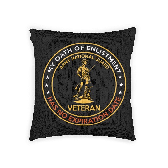 National Guard Veteran Woven Pillows