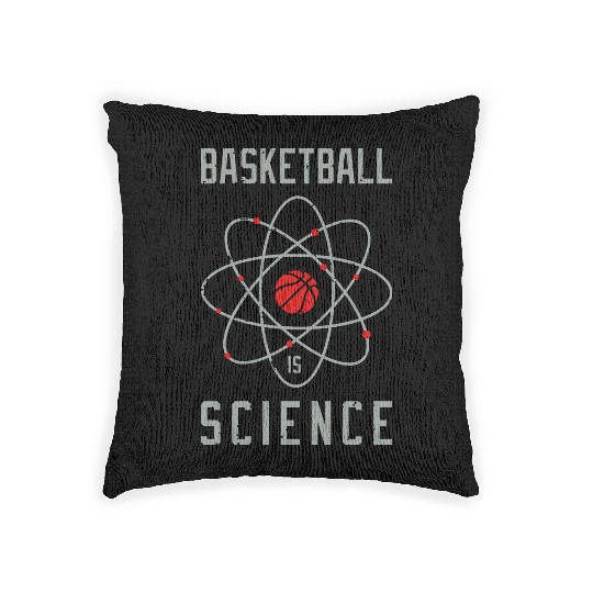 Basketball is science Woven Pillows