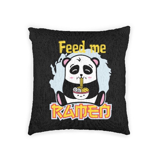 Feed Me Ramen Woven Pillows