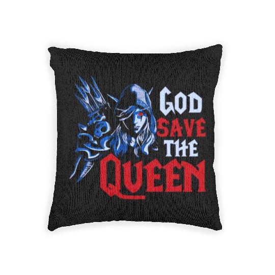 World of Warcraft Sylvanas Windrunner God Save The Woven Pillows