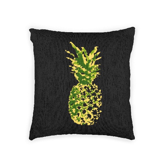 Ananas Pineapple Fruit summer 2reborn CUBE Woven Pillows