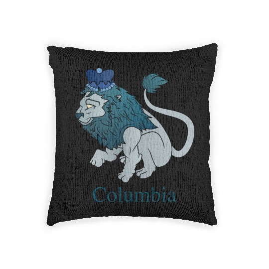 Columbia University Lion Woven Pillows
