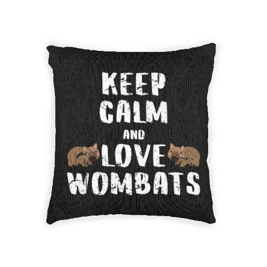 Wombat Love Woven Pillows