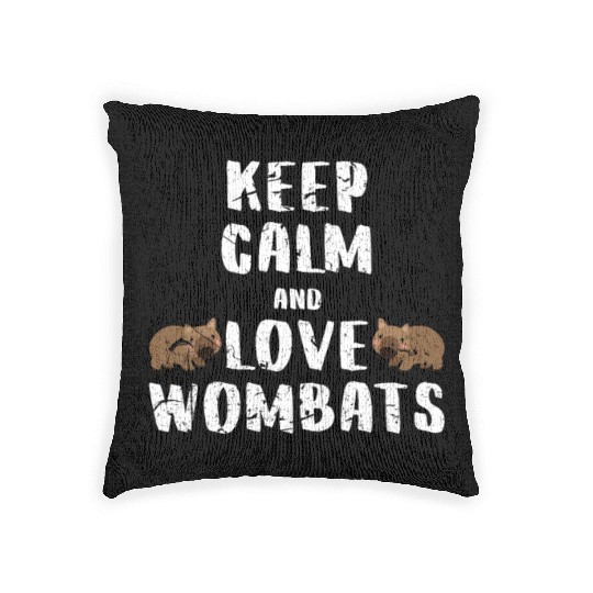 Wombat Love Woven Pillows