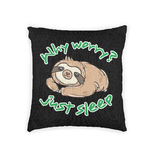 Sloth Animal Woven Pillows