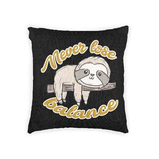 Sloth Animal Woven Pillows