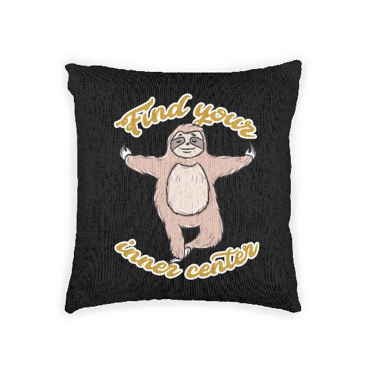 Sloth Animal Woven Pillows