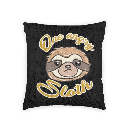 Sloth Animal Woven Pillows