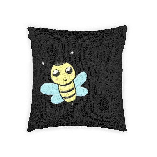 I just really like Bees Love Bee Beekeeper Woven Pillows