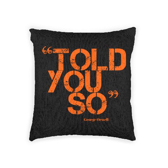 ORWELL orange Woven Pillows