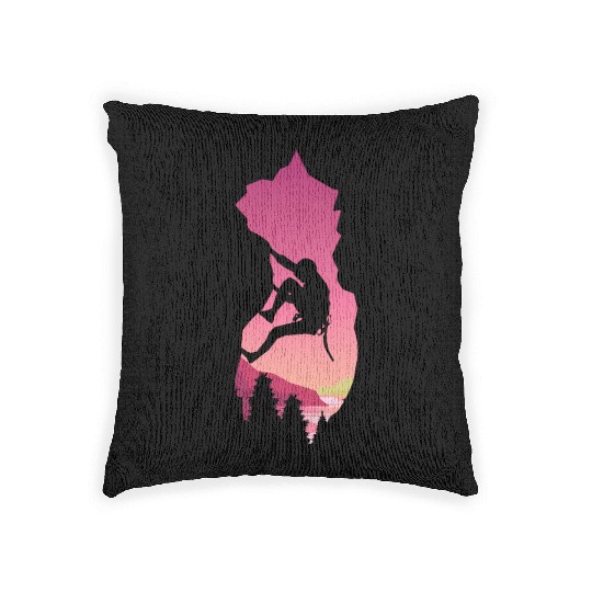 Rock Climbing Woven Pillows
