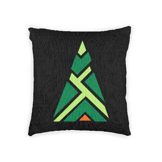 Christmas tree fir tree Woven Pillows