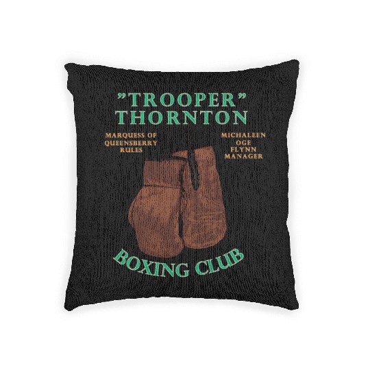 Trooper Thornton Boxing Club Woven Pillows