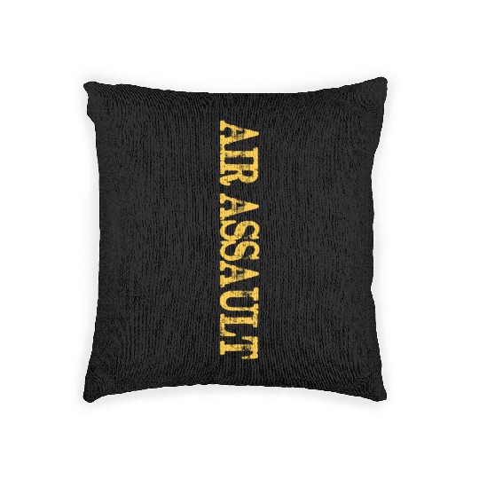 Distressed US Army Air Assault Woven Pillows