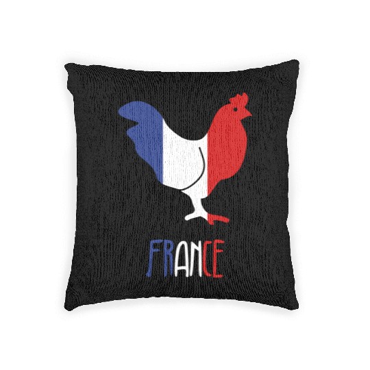 France - French - Frenchie Woven Pillows