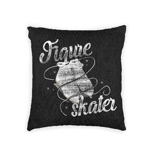Figure skating Skate Woven Pillows