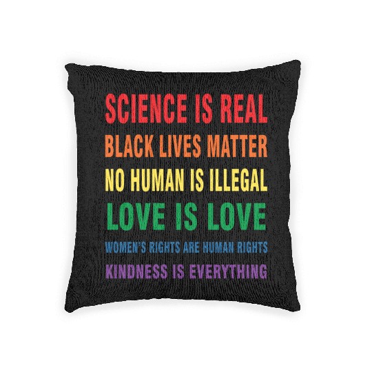 Science is real Woven Pillows