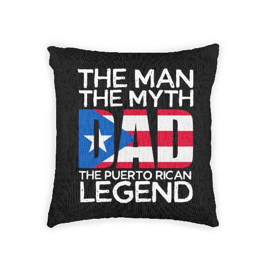 Puerto Rico Gifts For Dad Fathers Day Puerto Rican Woven Pillows
