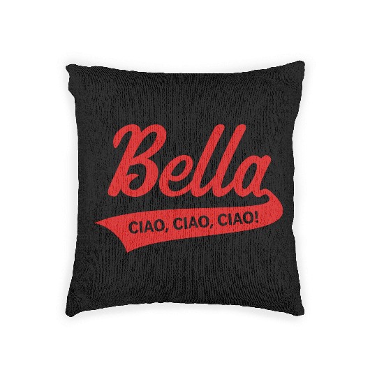 Bella – Ciao, Ciao, Ciao (Italy / Farewell Party) Woven Pillows