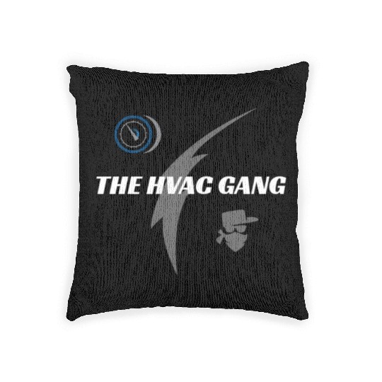 The Hvac Gang Woven Pillows