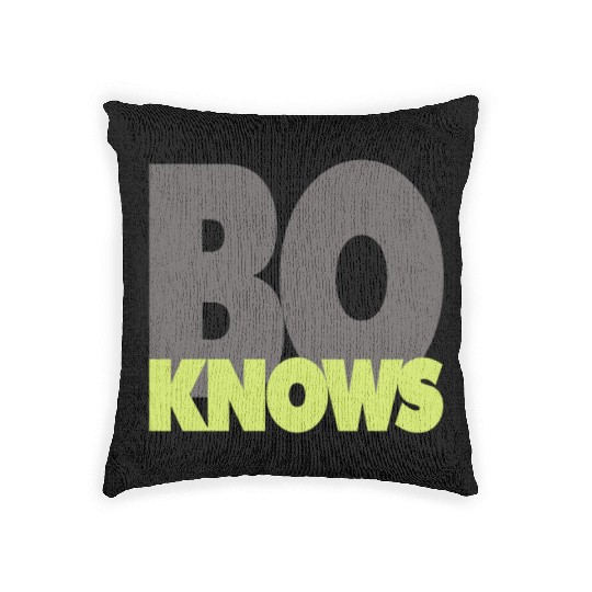 BO KNOWS Woven Pillows