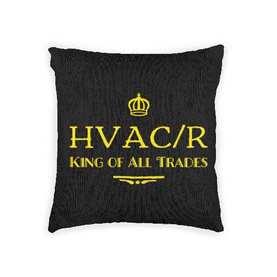HVAC/R King of All Trades Woven Pillows