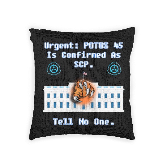 Trump Is SCP-Improved Version Woven Pillows