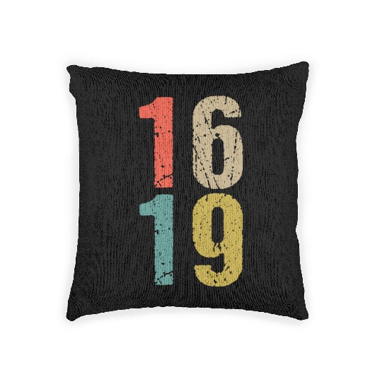 1619 Our Ancestors, Black History Month Woven Pillows