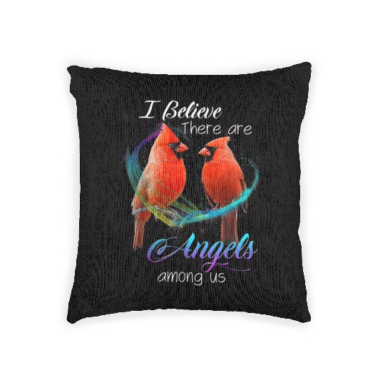 Cardinal Bird Woven Pillows