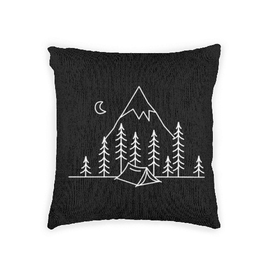 Camping Wild Life Woven Pillows