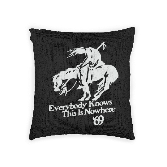 Neil Young And Crazy Horse Rock End Of The Trail H Woven Pillows